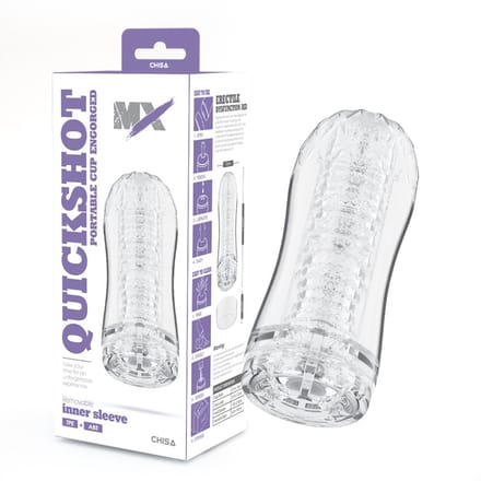Chisa - Quickshot Portable Cup- Engorged - Cup Masturbator - Transparant