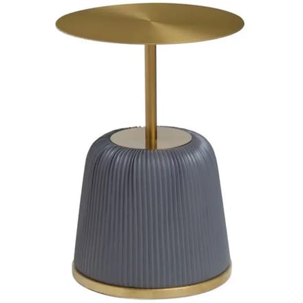 Bijzettafel Egle End Table Grey Ø 40×55 cm