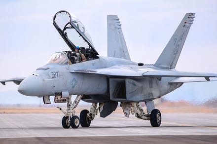 HobbyBoss Modelbouwpakket Militaire voertuigen - 85813 F/A-18F Super Hornet Plane Plastic - 1:48 - Modelbouw