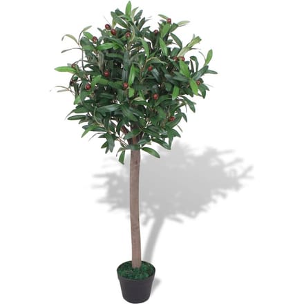 vidaXL - Kunst - laurierboom - plant - met - pot - 120 - cm - groen