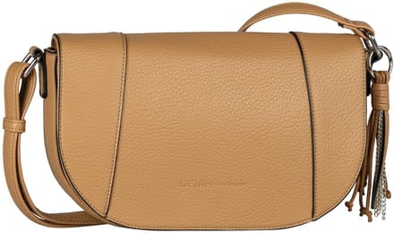 TOM TAILOR schoudertas Priya Flap Bag No Zip Camel Lichtbruin