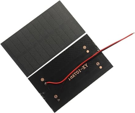 Zonnepaneel Kit - Zonne Modules - DIY Projecten - Monokristallijn Silicium - 107x61mm - Zwart