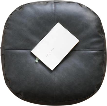 Vloerkussen PU - Zitkussen - Decoratief Zitten - Waterdicht - 60x6cm - Grafietgrijs