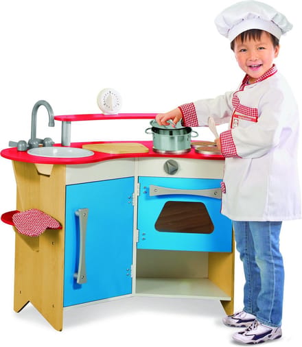 Melissa & Doug - Cooks Corner Houten Keuken