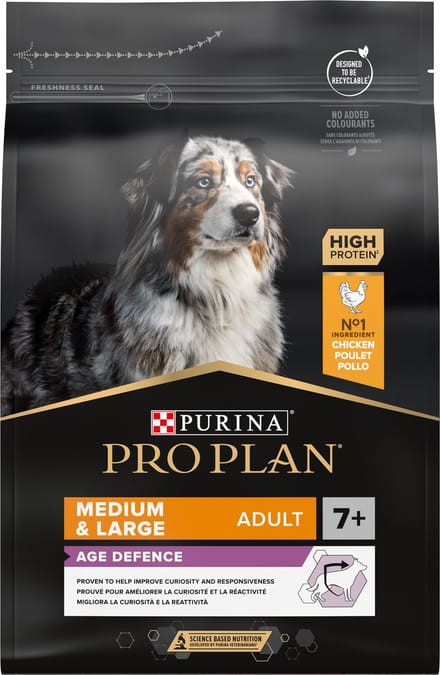 Pro Plan Medium & Large Adult 7+ (Senior) Age Defence - Honden Droogvoer - Kip - 3 kg