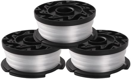 3-pack reservespoelen met trimmerdraad voor Black Decker AF-100-3ZP grastrimmer