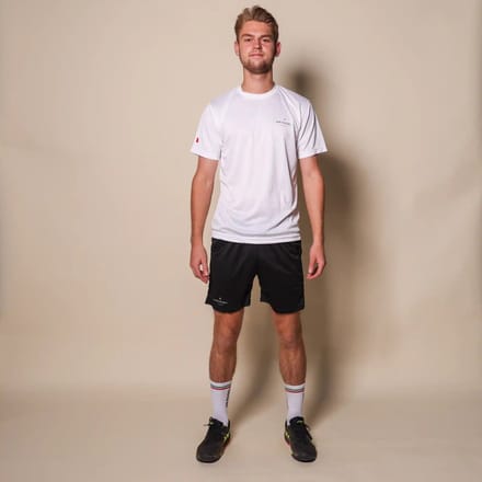 Padelshirt Slim fit Wit - Maat S
