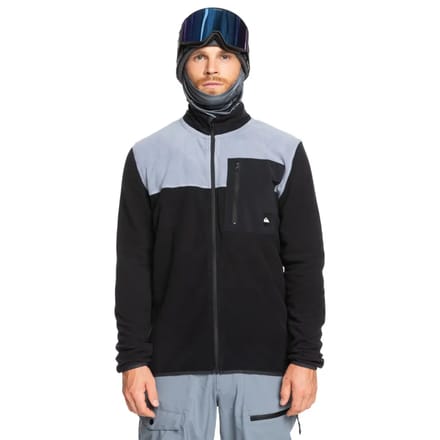 Quiksilver Aker Fleece Met Volledige Rits Zwart L Man