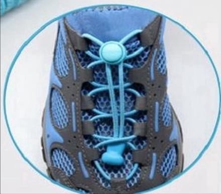CHPN - Veters - Elastische veters - Lock veters - Universeel - 1 paar - Blauw - Elastische Schoenveters - Veters met Lock