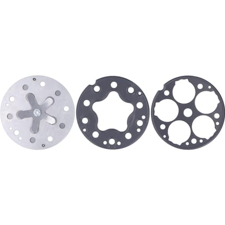 3-delige set Auto Compressor Klepplaat Montage Metaal Vervanging voor SD508 5H14 Model gray