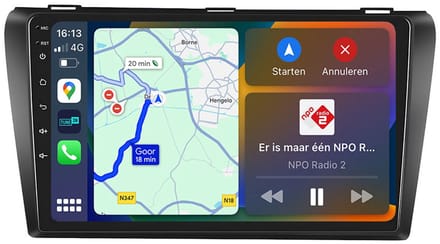 BG4U - Android Navigatie Radio geschikt voor Mazda 3 2004-2009 met Apple Carplay en Android Auto