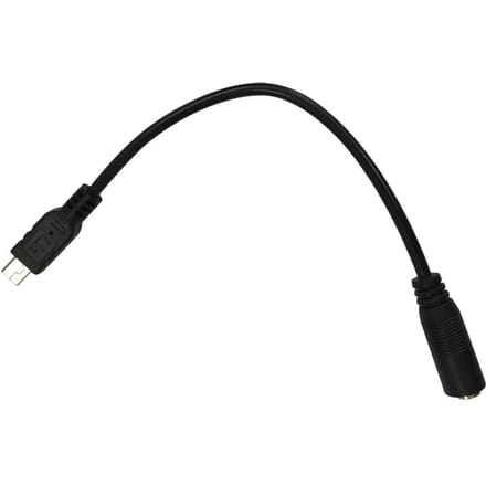 Mini USB naar 3,5 mm microfoonmicrofoonadapterkabelsnoer voor Gopro HD Hero 1 2 3 3+ 4 camera black