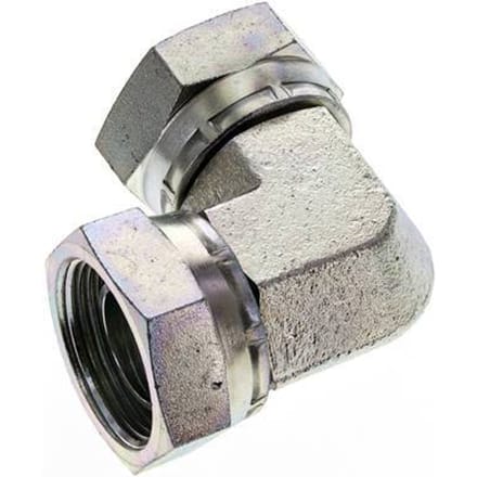 L-Koppeling G1/1/4" Binnendraad Koppeling Hoge Druk Staal 350bar Hydrauliek