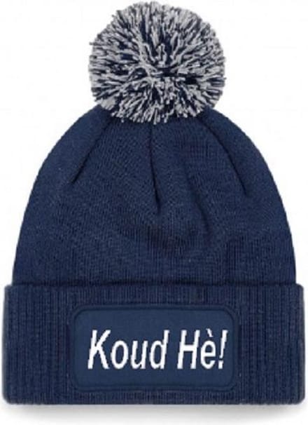 Muts met pompon #KOUD HE!