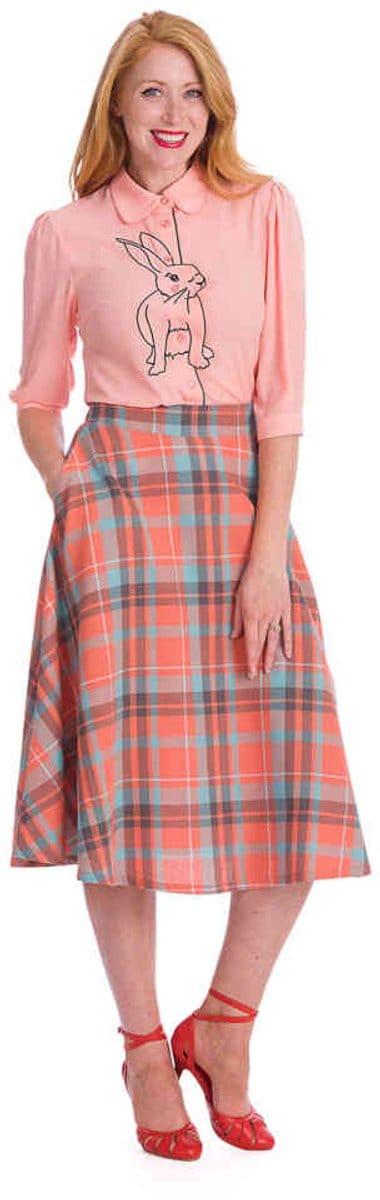 Dancing Days - BUNNY HOP Blouse - XS - Roze