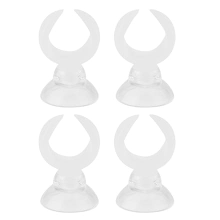 Aquarium Vis Tank Zuignap Clips Luchtleiding Buis Houders Klemmen(Wit Binnendiameter 14,6 mm) white