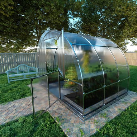 Polycarbonaat tuinkas 3x2m 6m² - KLASIKA Tube