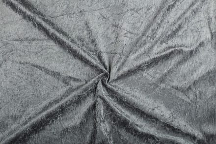 Velours de panne stof - Grijs 68 - 1 meter