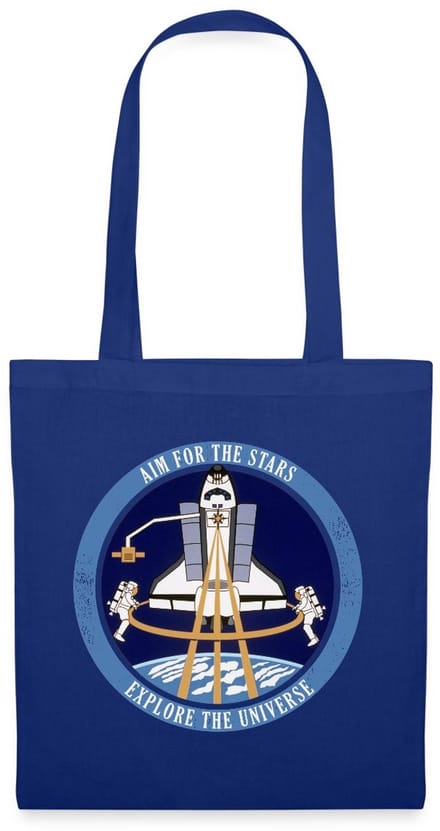 NASA Aim For The Stars Tas Van Stof Schoudertas