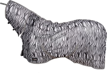 Epplejeck Vliegendeken Epplejeck Ejzebra 2.0 Full Neck Zwart-wit - 155/205