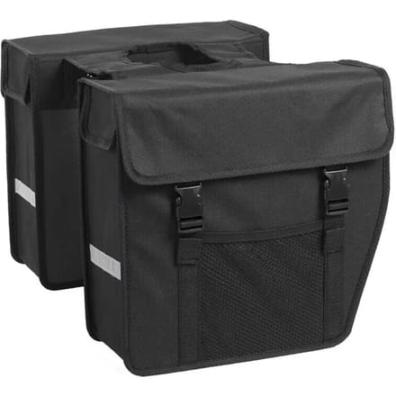 Willex Double Shopper Slanting - Dubbele fietstas - Zwart