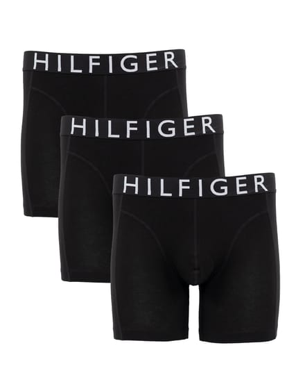 Tommy Hilfiger 3-pack Boxer Brief Black Maat: L | Onderbroeken Outlet | Heren | Zwart