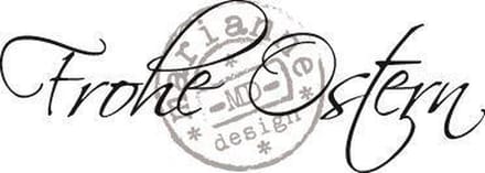 Clear Stamps Frohe Ostern D