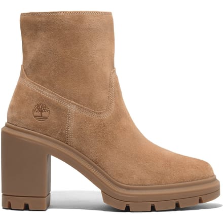Timberland Allington Heights Mid Zip Up Boot Rust Suede size 40 | Boots Outlet | Women | Brown