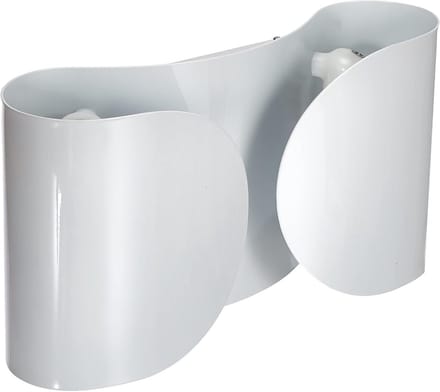 Witte wandlamp Foglio - Tijdloos ontwerp 37x21x9,7 cm