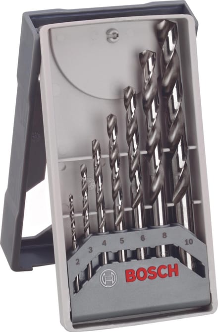 Mini X-Line Pro set met 7 HSS-G metaalboren