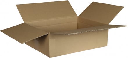 10 Kartonnen Dozen In Enkelgolfkarton 40x30x20cm / verzenddozen / Amerikaanse vouw dozen / dozen karton