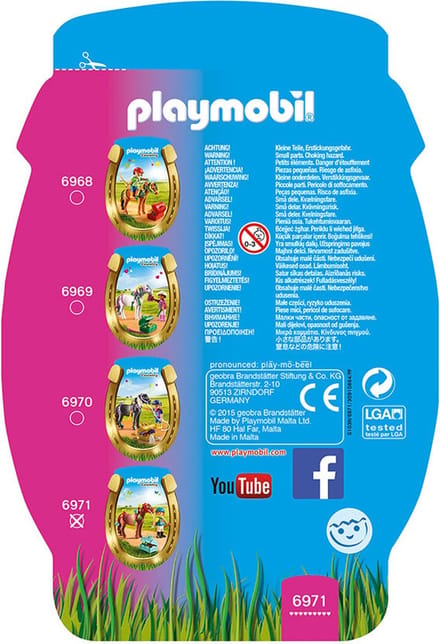 Playmobil Pony om te versieren "Vlinder" - 6971