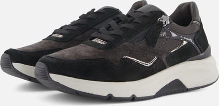 Gabor Rollingsoft Sneakers grijs Suede - Dames