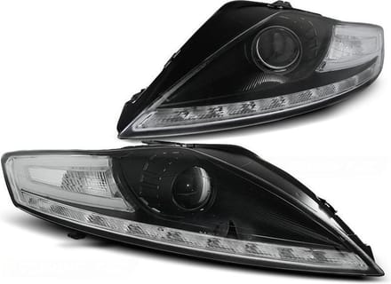 Koplampen met parkeerlicht FORD MONDEO 07 07-11 10 ZWART