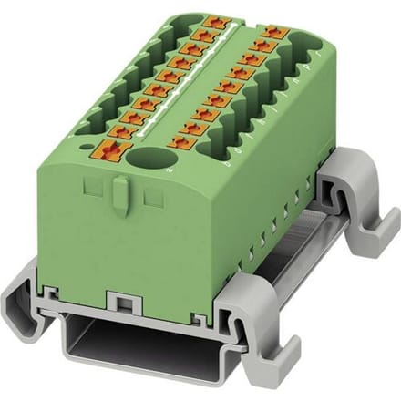 Phoenix Contact 3273250 Verdeelblok 56 mm Spanveer Groen 8 stuk(s)