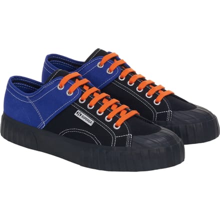 Superga Dames/Dames Kleurblok Trainers (Wit Avorio/Zwart/Wit)