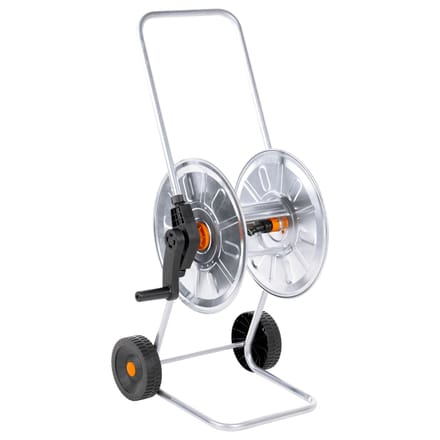 vidaXL - Tuinslangkar - voor - 50 - m - 1/2" - of - 35 - m - 3/4" - slang - staal
