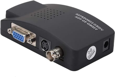 BNC naar VGA Adapter - Video Converter Box - Beeld Kwaliteit Verbeteren - Plug and Play - 1080p - Standaard