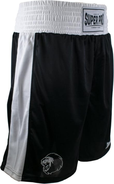Super Pro Combat Gear Club Boksshort Zwart/Wit Small