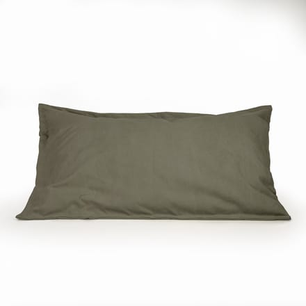 kussen 100 canvas groen