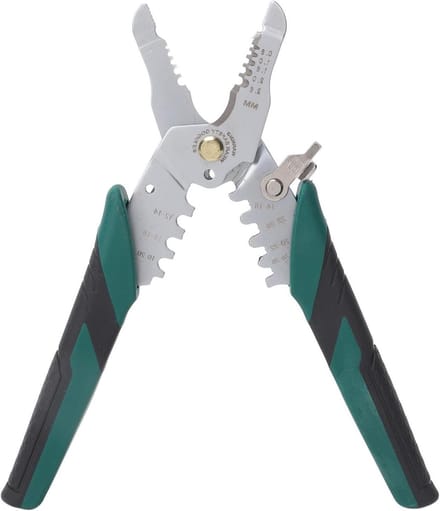 Elektrische Draadstripper - Krimptang - Kabelverwerking - Multifunctioneel Gereedschap - 5 mm - Grijs