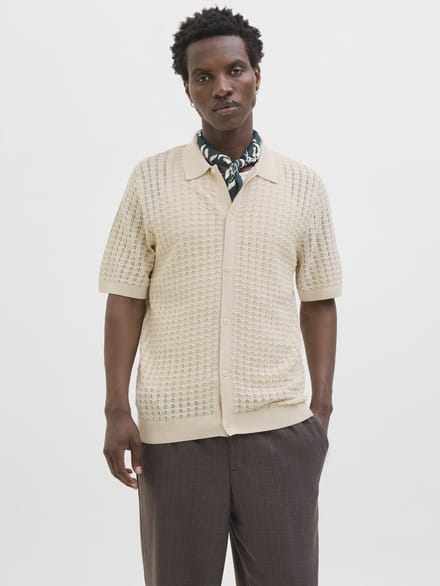 Jack & Jones Gebreide overhemd Gebreide overhemd