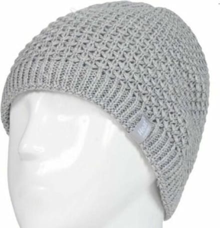Heat Holders, Superwarme Dames Kabel Muts Nora, Light Grey, One Size