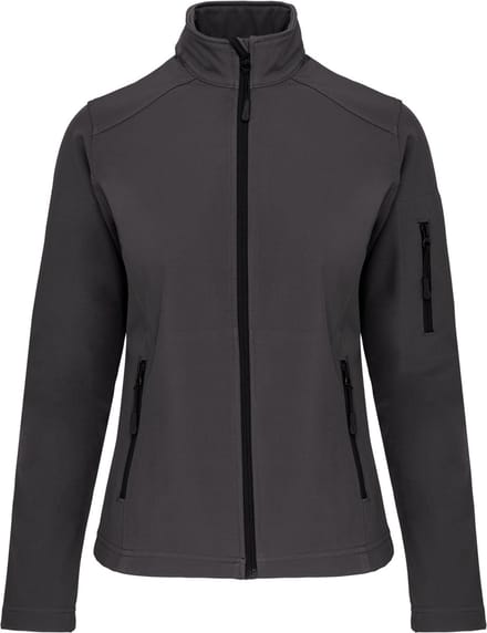 Kariban Dames softshell jas K400 - Titanium - L