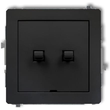 Decoratieve Kaarsenhouders Schakelaar Amerikaanse Stijl Zwart Mat 12Dwpus-2