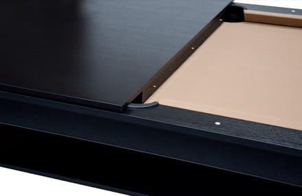 NORTH Essence Pooltafel/Eettafel Zwart/Zwart 7FT