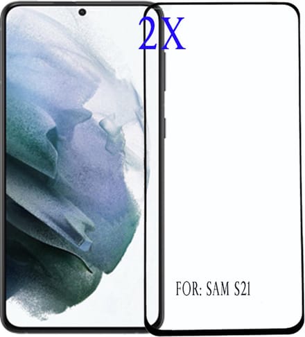 Samsung Galaxy S21 Screenprotector - Tempered Glass Screen Protector Samsung Galaxy S21  Screen Protector Glas - 2 stuks