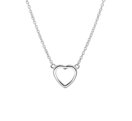 Yep! Ketting Hart 1,3 mm 36 + 4 cm - Zilver