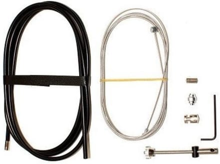 Slurf Universele trommelremkabel - RVS binnenkabel - Teflon buitenkabel - Zilver - 175 cm