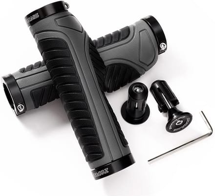 Ergonomische Fietsstuurgrepen met Dubbele Klem - Antislip MTB Handvatten
